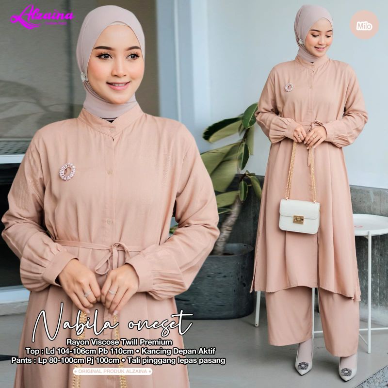 NABILA ONE SET TWISCONE PREMIUM