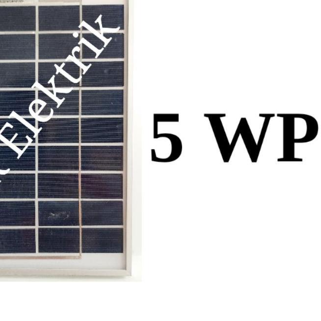 ● Solar Panel Solar Cell Panel Surya 5wp Poly 5 Wp Polycrystalline ☑