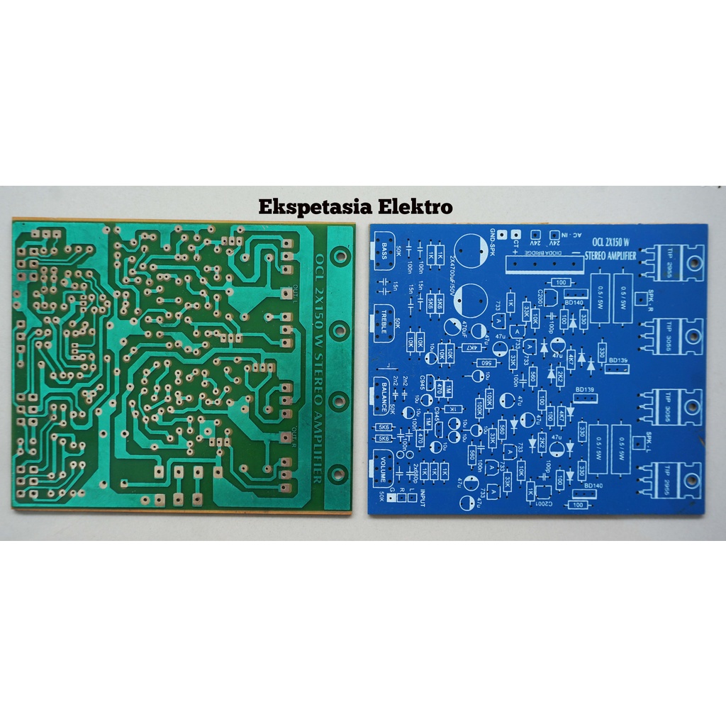PCB Stereo Amplifier OCL 2x150 Watt