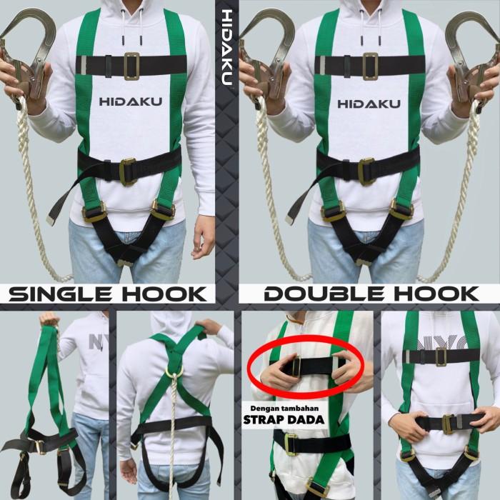 Full Body Harness HIDAKU type X5 DOUBLE HOOK / Safety belt HIDAKU X5
