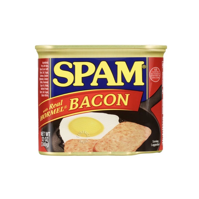 

HORMEL SPAM LUNCHEON MEAT - HORMEL BACON 340G
