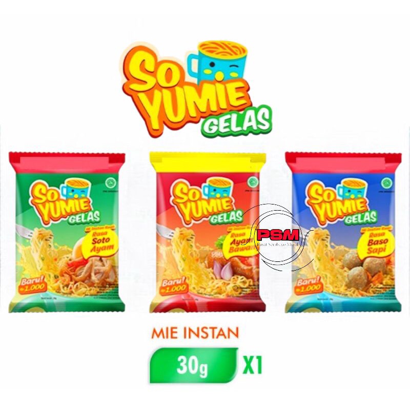 

PSM ~ SO YUMIE MIE GELAS HARGA PER 1 BUNGKUS/SACHET