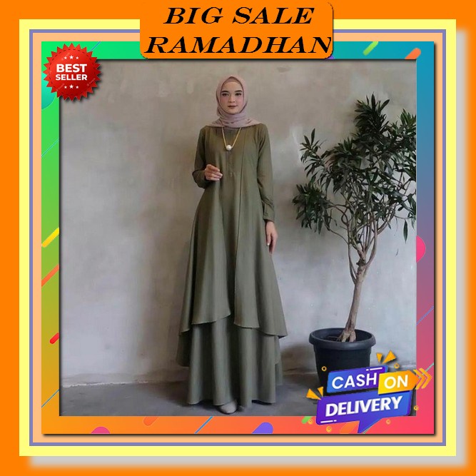 Gamis Wanita Premium Gamis Busui Dewasa Terbaru Gamis Panjang Korean Style Gamis Cewek Kondangan Gam