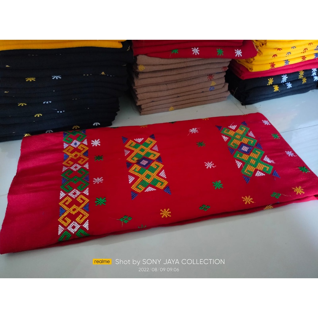 Tenun toraja bordil tenun pamiring tebal