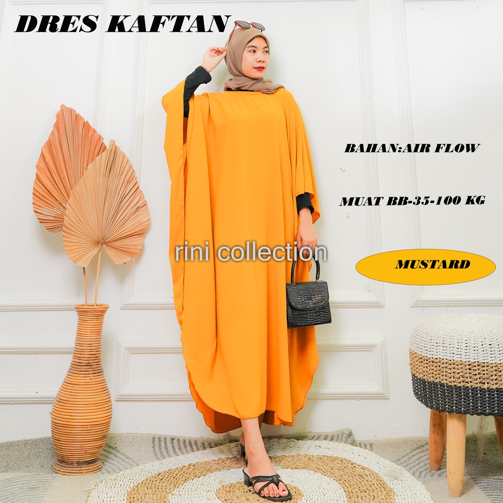 Dress Kaftan Bali Polos Airflow