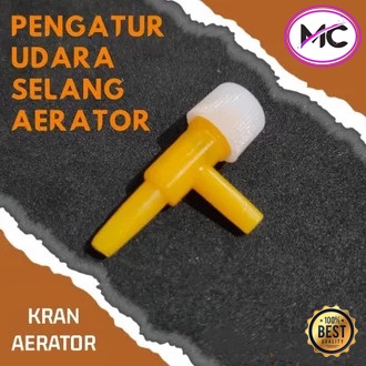 keran Aerator 1 Lubang Aquarium Kran Valve Pengatur Udara Filter Airator Akuarium Aquatic Aquascape