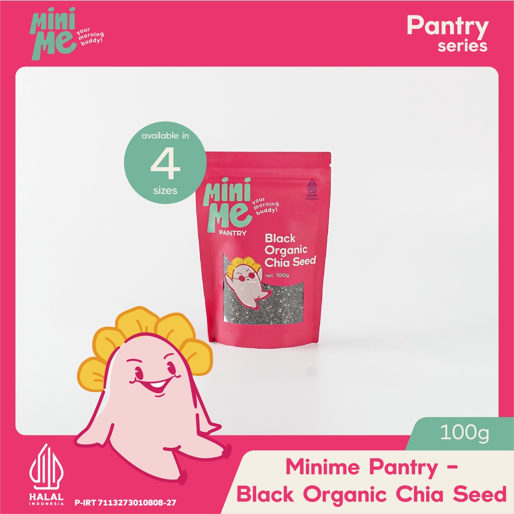 

MINIME Pantry - Black Organic Chia Seed 100gr