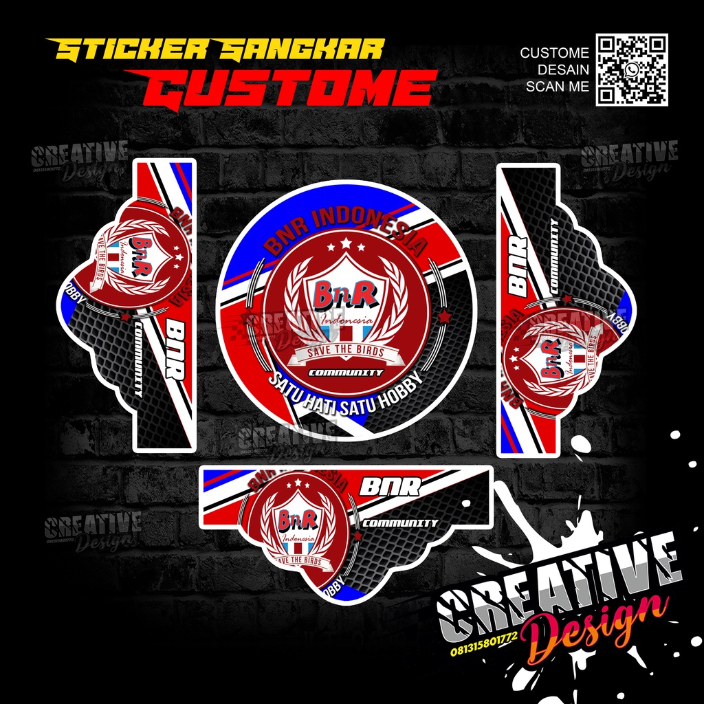 STICKER DECAL TEBOK PLECI