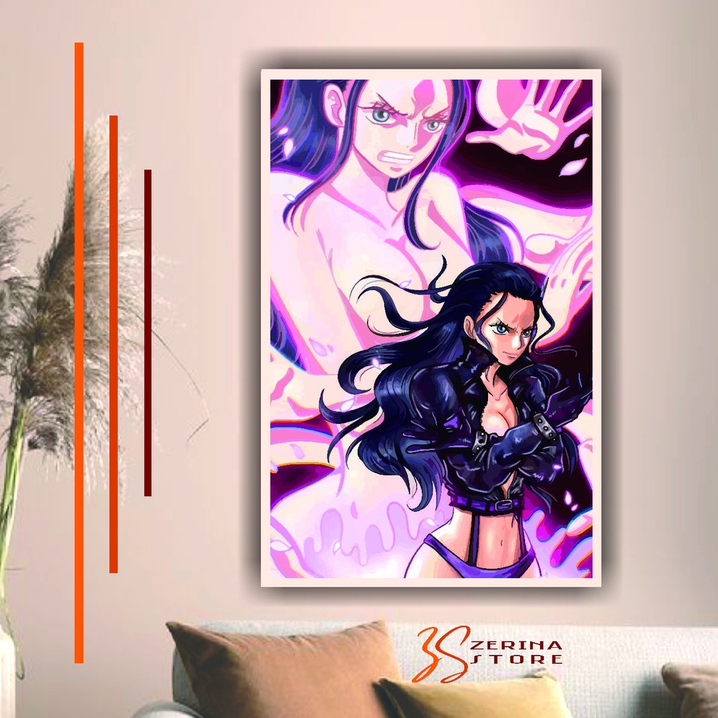 HIASAN DINDING KAYU WALL DECOR ROBBIN ONE PIECE ANIME