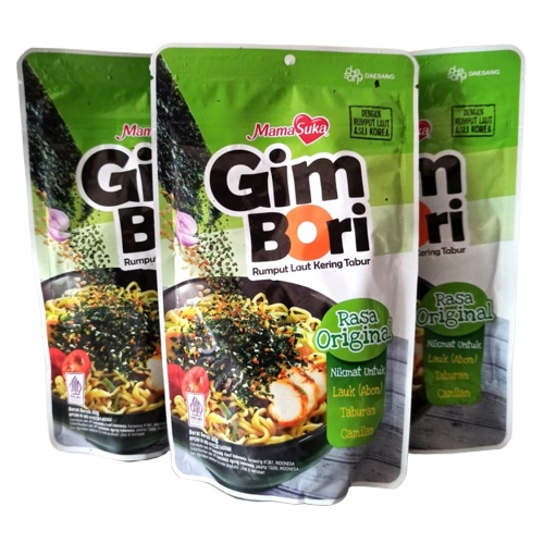

Mama Suka Gim Bori Rumput Laut Kering Tabur Pouch Refill 60gr
