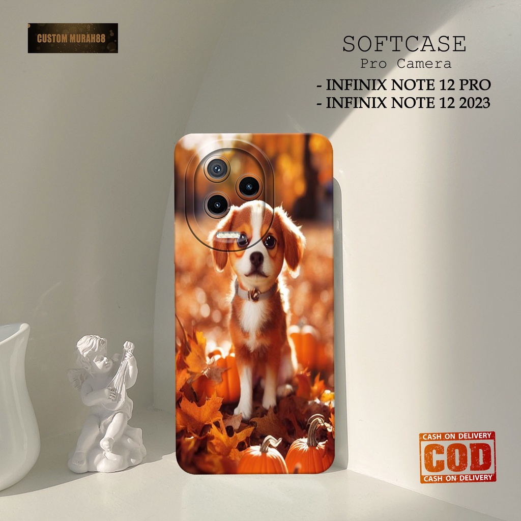 Soft case Hp Infinix Note 12 2023 / Infinix Note 12 Pro Terbaru - Fashion Case DOGS IMOET  - Cassing