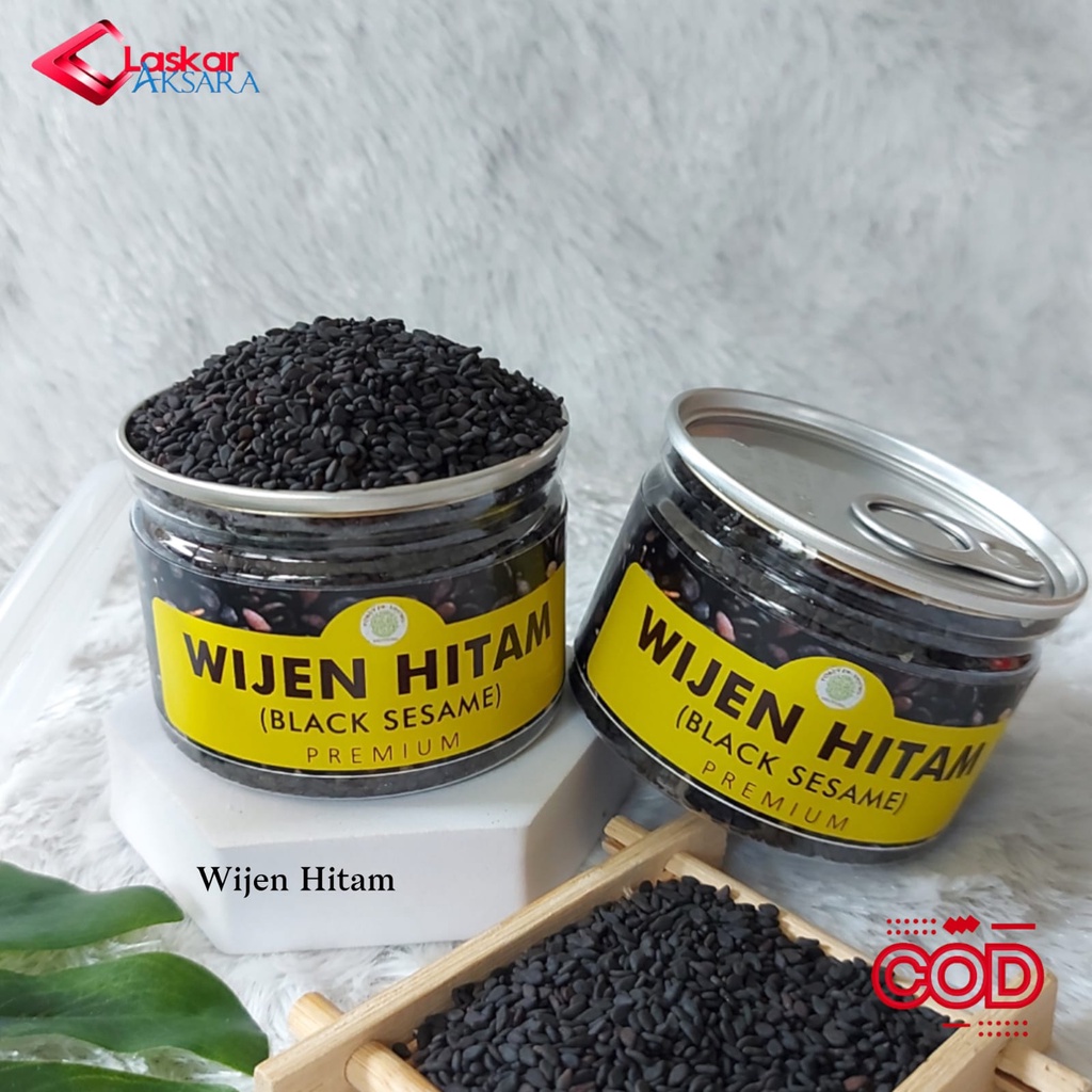 

Can - Wijen Hitam Organik Natural Black Sesame Kualitas Premium