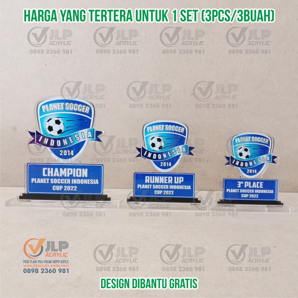 PIALA 1 SET, TROPY 1 SET, TROPI 1 SET, TROPHY 1 SET, TROPHI 1 SET, THROPY 1 SET, PIALA BOLA 1 SET, T