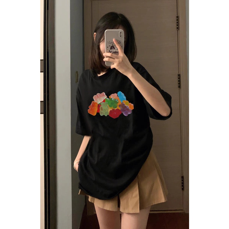 Kaos Oversize Kekinian Vintage Korea Cute  Kaos Couple  Korean Style/Kaos Puith