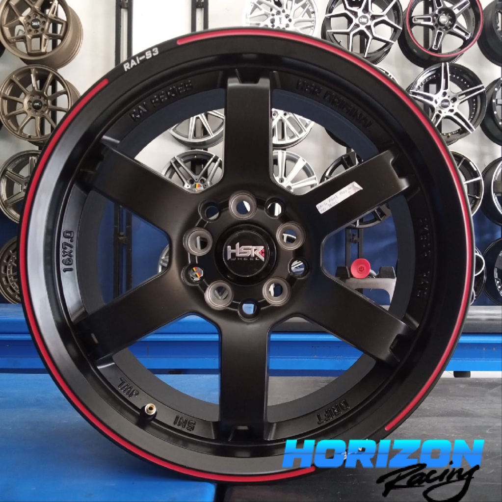 Velg racing ring 16 lubang 5 murah hsr Rai S3