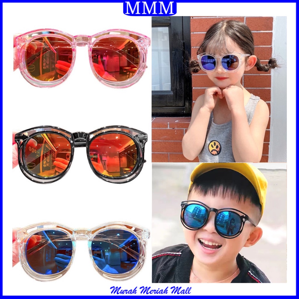 MMM Kacamata Anak 6688 Fashion Anak Kaca Mata Hitam High Quality Kids Sunglasses Kaca Mata Murah Import