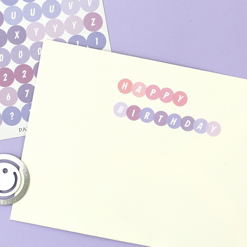 

Sticker color Letter scrapbook DIY jurnal sticker alphabet huruf angka round