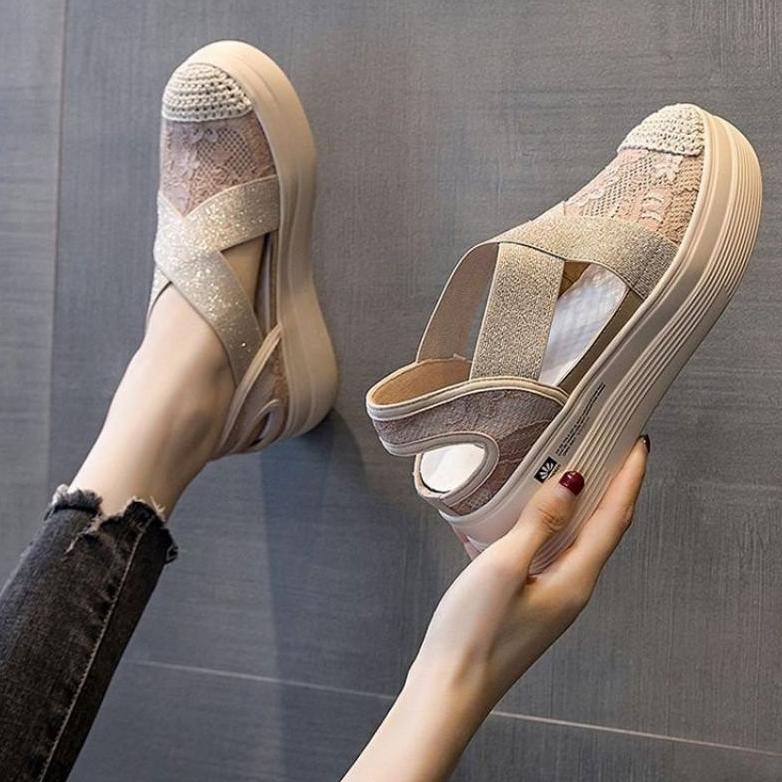 Kualitas No 1 [COZY] Gifly Sandal Wedges Fashion Wanita Import 1396 caca