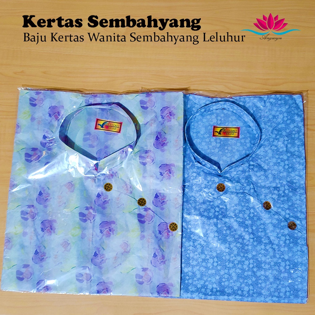 Baju Kertas Sembahyang Wanita OPP / Cheng Beng / Leluhur