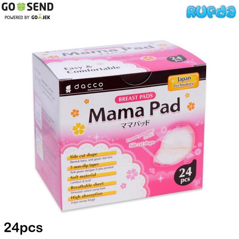 Dacco 24pk Mama Pad Breast Pads Breastpad Mamapad Penyerap Rembesan ASI Disposable