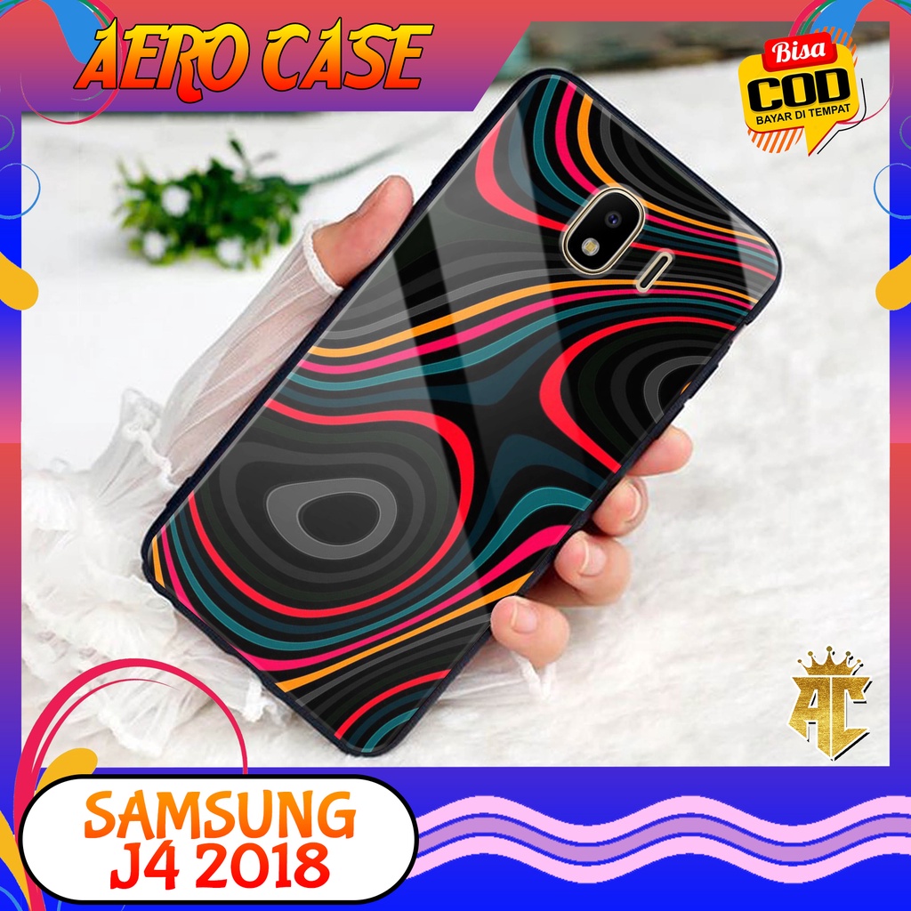 CASE SAMSUNG J4 2018 - Casing SAMSUNG J4 2018 Terbaru AERO STORE [ MOTIF ART ] Silikon - Case Hp - C