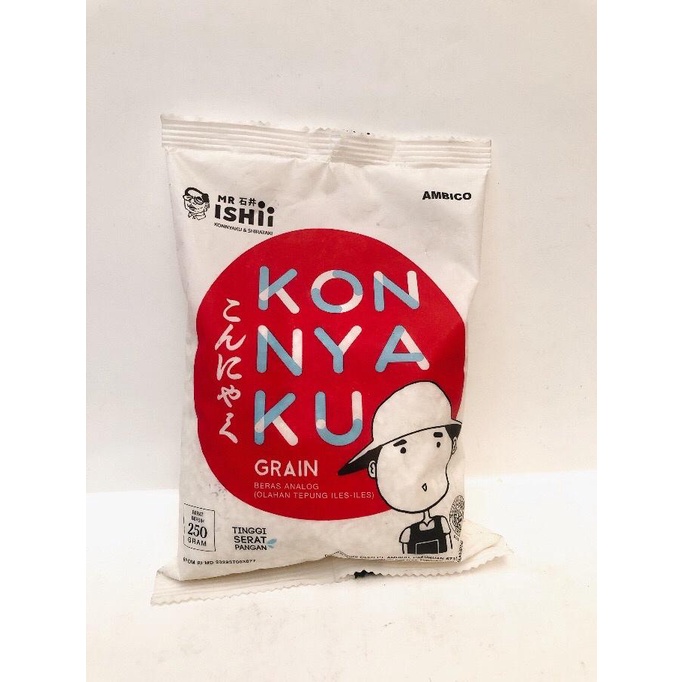 

Ambico Mr Ishii Konnyaku & Shirataki / Grain Beras Analog 250g