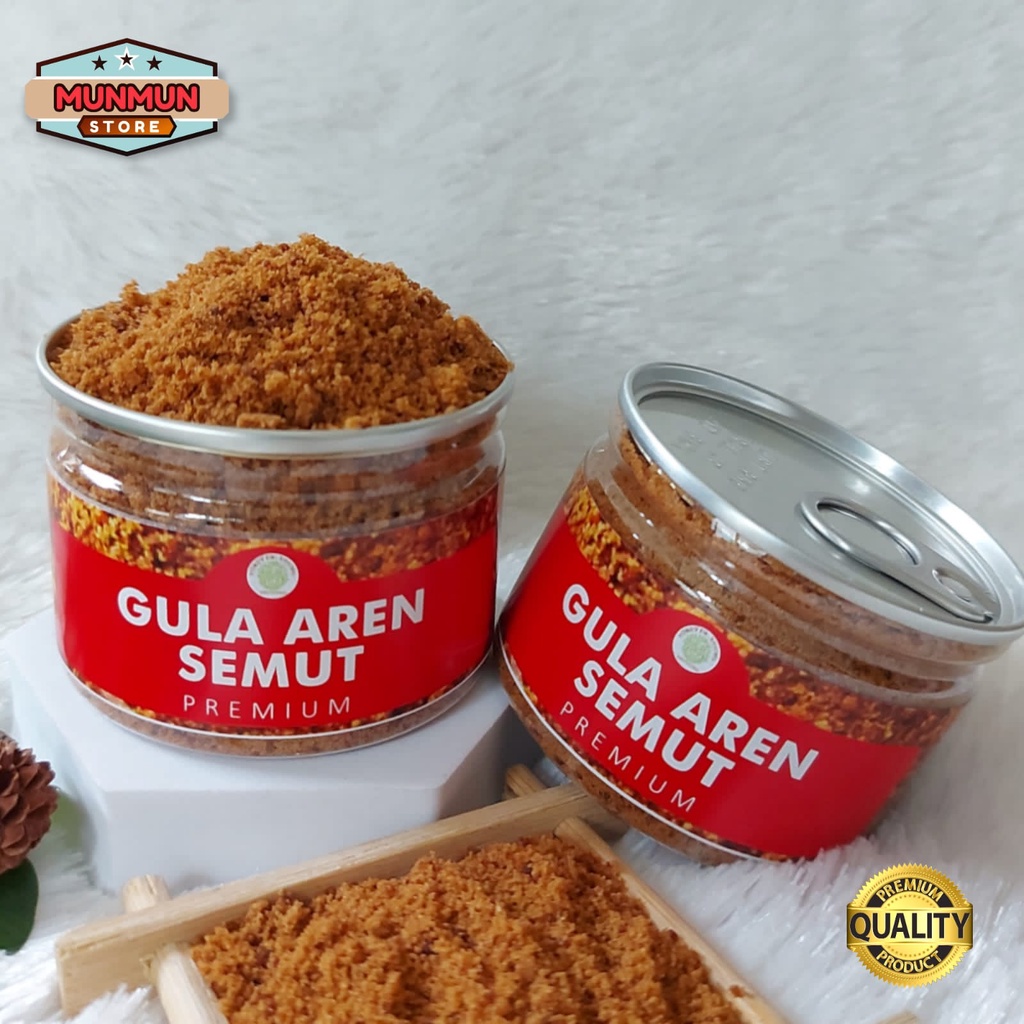 

Pet Can Gula Aren Semut Organik Natural Palm Sugar Kualitas Premium