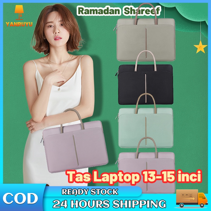 Tas Laptop/ Laptop Sleeve Unisex Selempang  Tas Laptop Jinjing Waterproof C97 Laptop Case 13 14 15 Pelindung Laptop