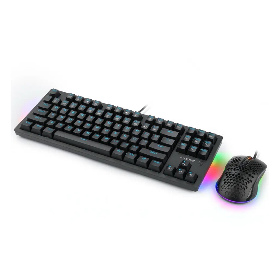 E-YOOSO Z737 / Z-737 Gaming Keyboard and Mouse with RGB Side Light