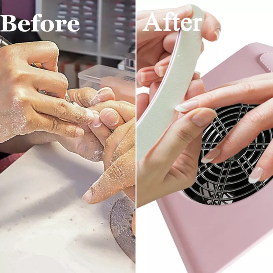 Nail Dust collector Expert NAIL ART Dust Vacuum Cleaner For UV Gel Polishing Nail Manicures Suction Debu Kuku Kutek Nail Dust Collector