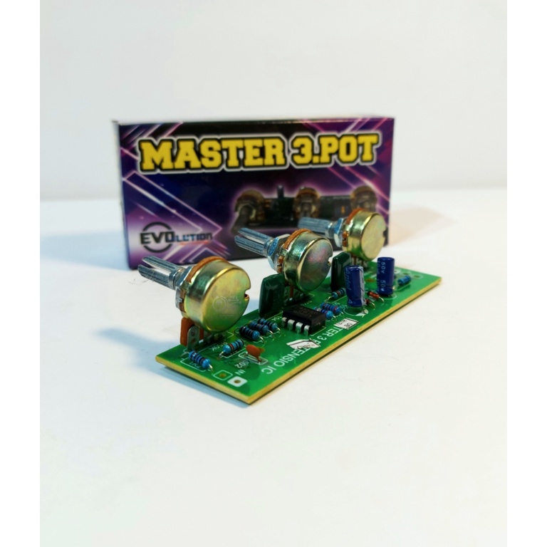 Kit Power Amplifier Master Mixer 3 potensio