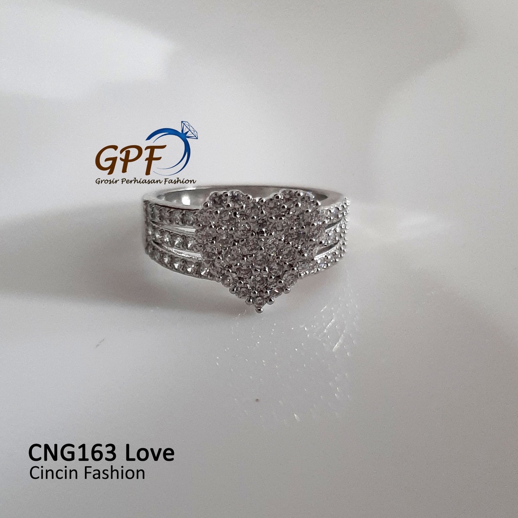 Cincin Love Mata Gold Plated Perhiasan fashion Import Premium Mewah Anti Karat cng163