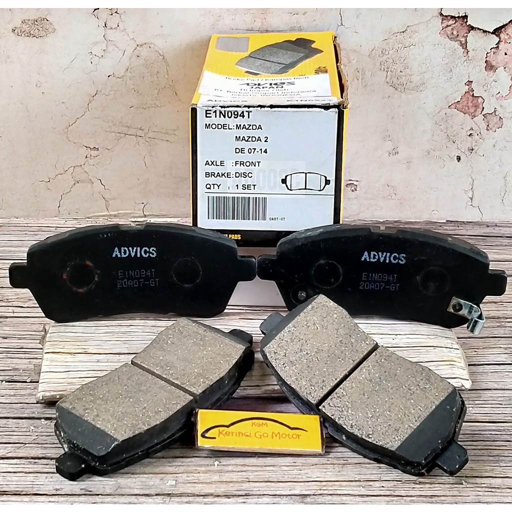 BRAKE PAD KAMPAS REM DEPAN ERTIGA MAZDA 2 FIESTA AISIN ADVICS E1N094T