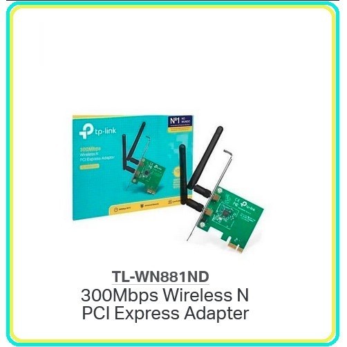 TP-LINK TL-WN881ND Wireless N PCI Express Adapter / PCI Express TPLINK