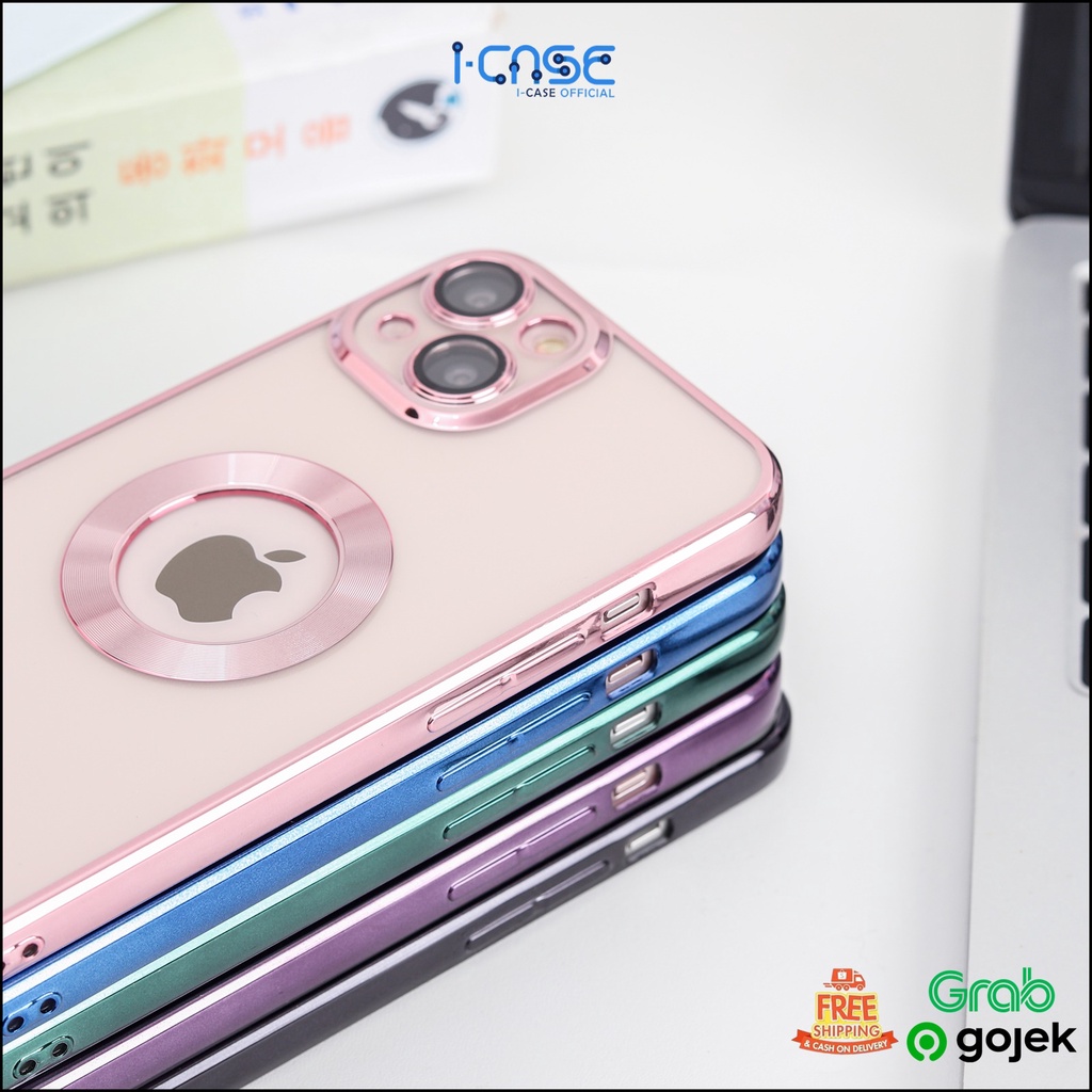 Softcase Ultra Electroplating Lensguard for iPhone 7 8 PLUS XR X XS Max / 11 Pro Max / 12 Pro Max / 13 Pro Max / 14 Plus Pro Max