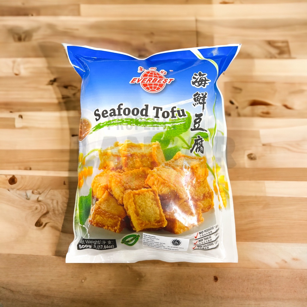 EVERBEST SEAFOOD TOFU 500GR / EVERBEST SEAFOOD TOFU VEGETARIAN 500GR