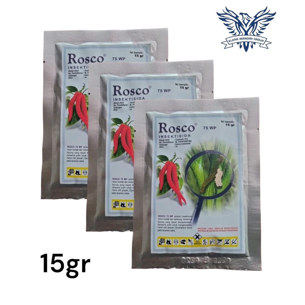 Insektisida ROSCO/Larvin 75 wp 15 Gram Bahan Aktif Tiodicarb 75%  Agrochemica