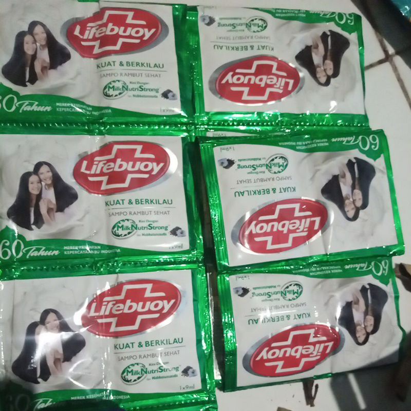 Shampoo lifebuoy rencengan
