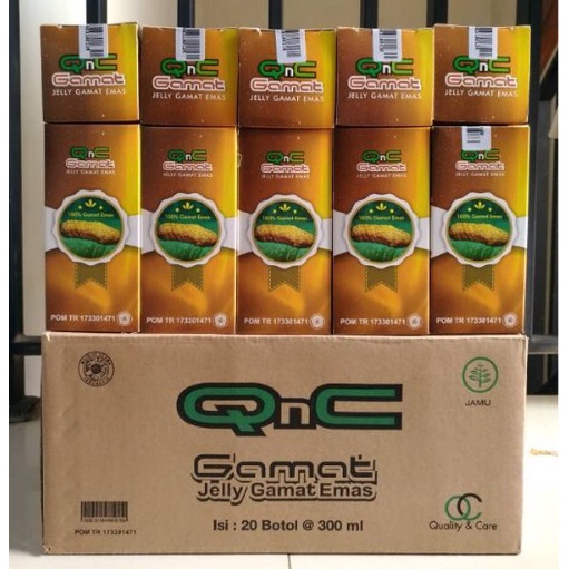 Qnc Gamat Jelly Gamat Emas 300 Ml Bpom 100% Original