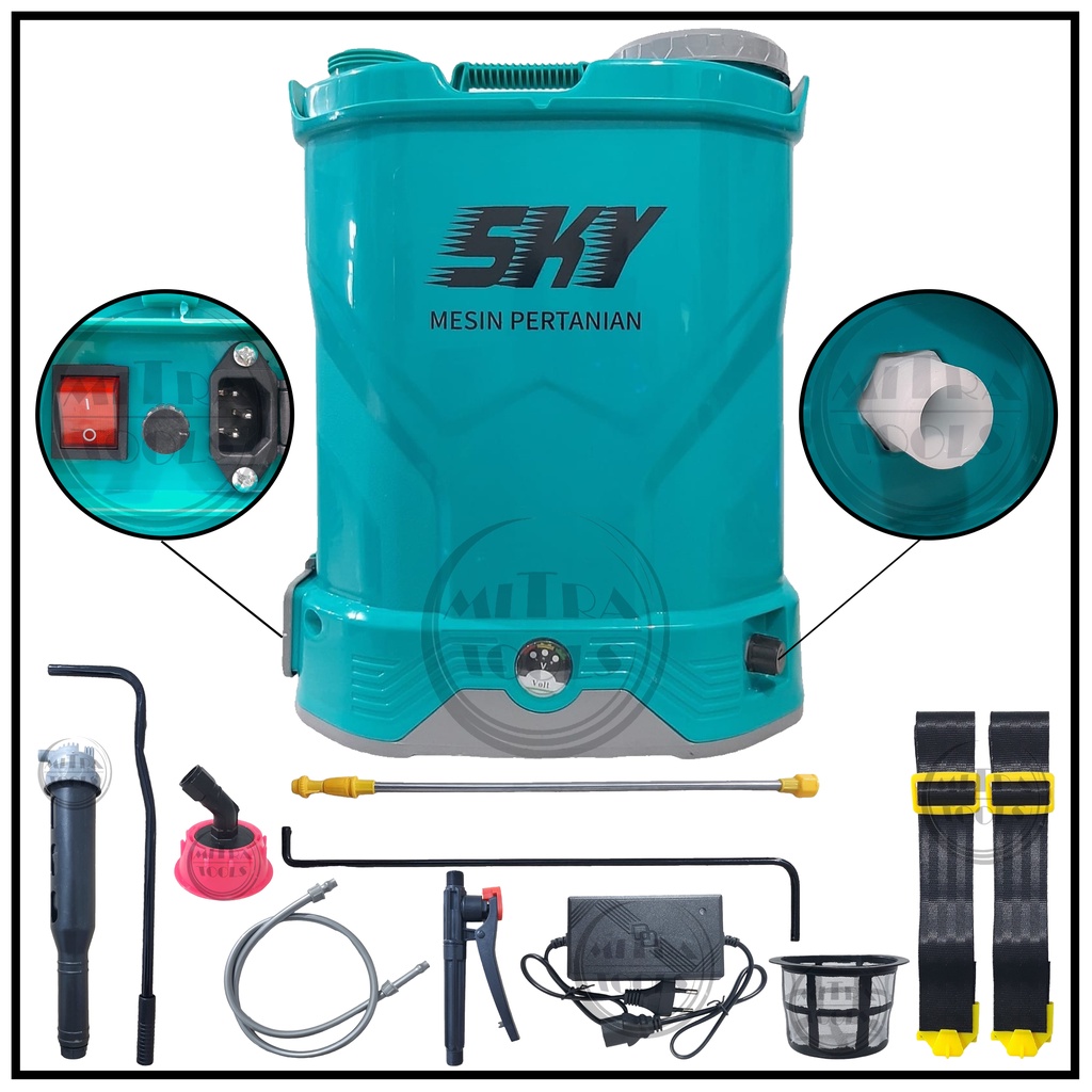 SKY Sprayer Elektrik 18 Liter 2In1 Mesin Semprotan Hama Pertanian