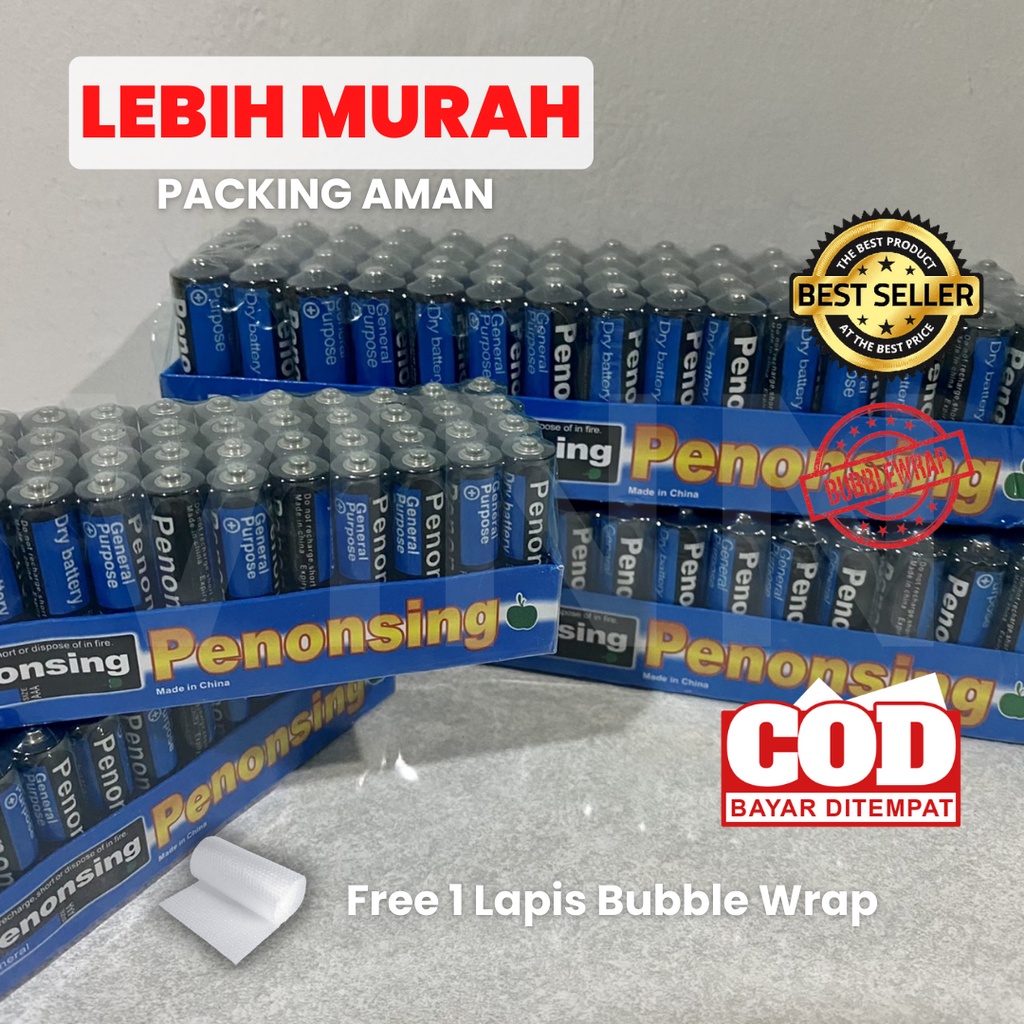 Baterai Ter Murah 60 pcs AA / AAA / AAAA Batre A2 / A3 / A4 Grosir Anti Bocor - Tahan Lama 100 mAh 1.5V -  | Battery Batu Batre Batere - Baterai Jam Dinding, Mainan, Elektronik, Remot TV