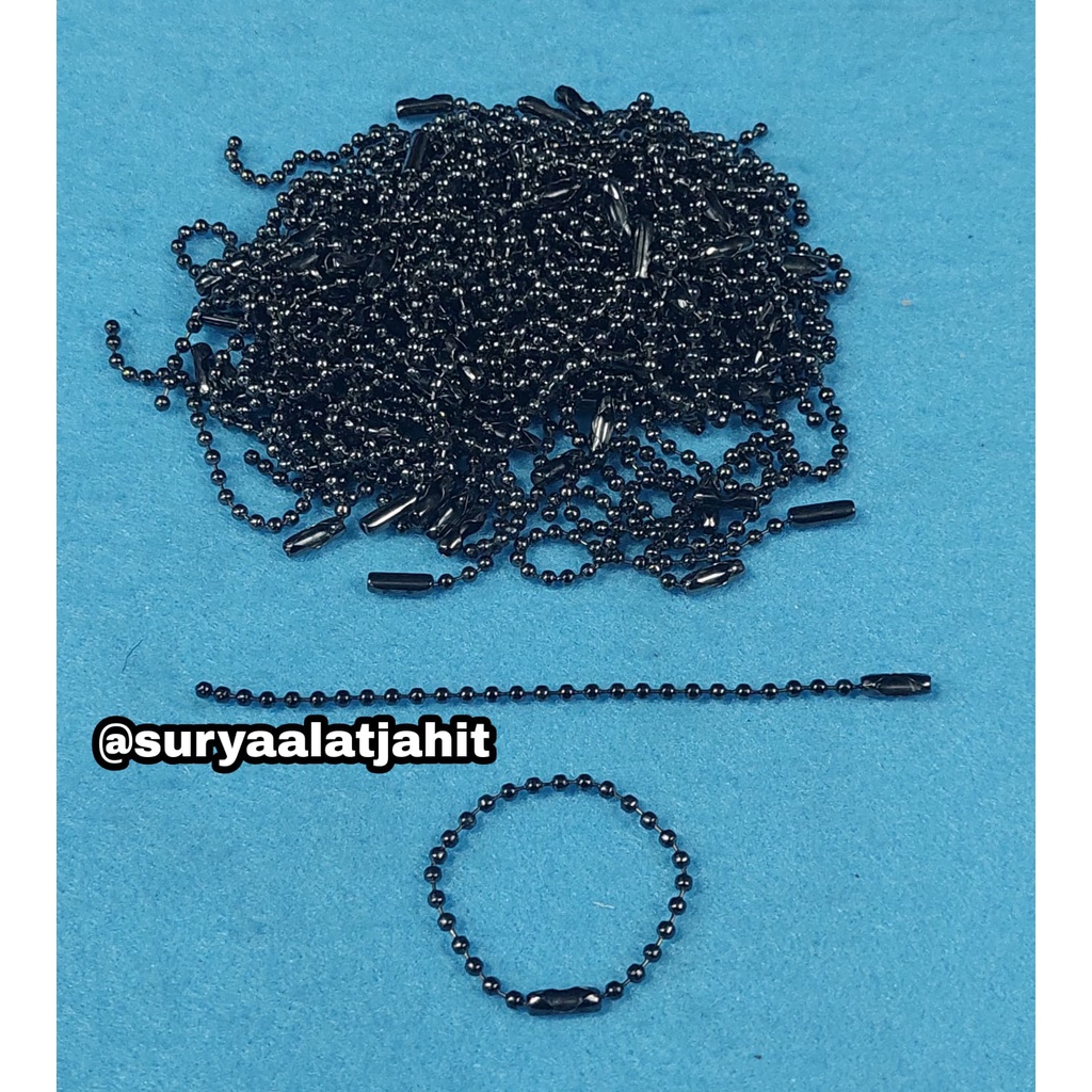 Rantai Kuku 4in/10cm Black Nekel 1pak@1000pcs =rp.135.000/1pak