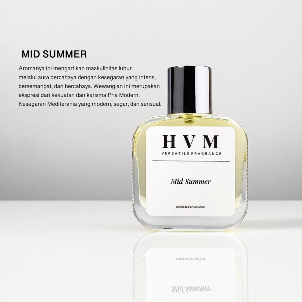 Parfum Pria (NEW) HVM Mid Summer Extrait de Parfum Parfum Tahan Lama Parfum Original Parfum Pria Parfum Cowok