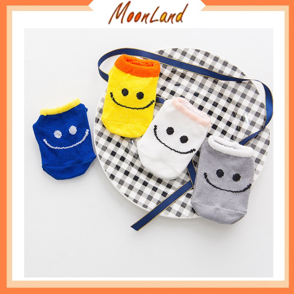 MoonLand kaos kaki bayi / kaos kaki anak / kaos kaki anti slip CUTE ANIMAL / baby socks motif emoji BB08