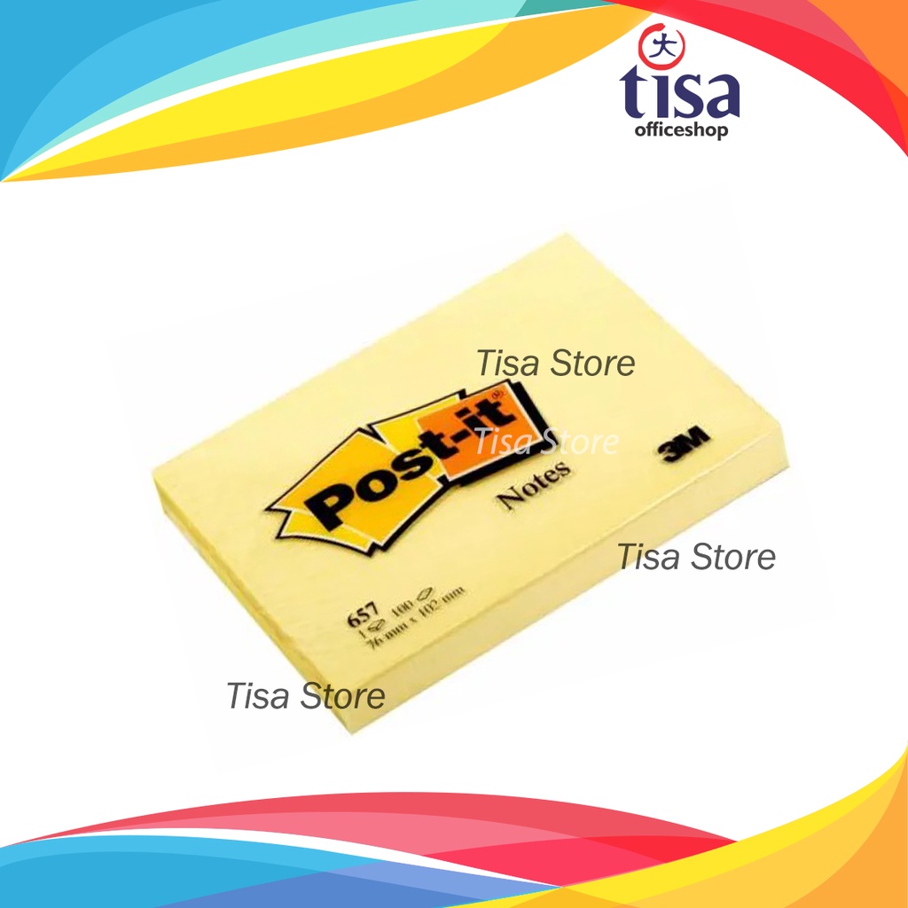 

Post It / memo Besar 3M 657 - Warna Kuning