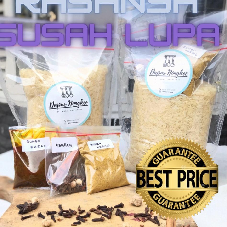 

♠ Nasi Kebuli Instan , Beras Basmati 1kg lengkap dgn Bumbu Nasi Kebuli ➳