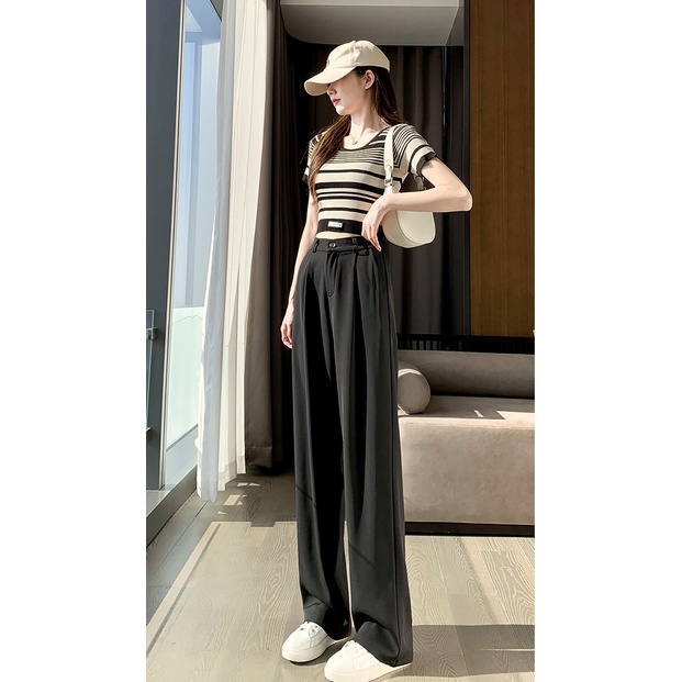 Kulot Celana Panjang Setelan Wanita Highwaist Loose Fashion Import