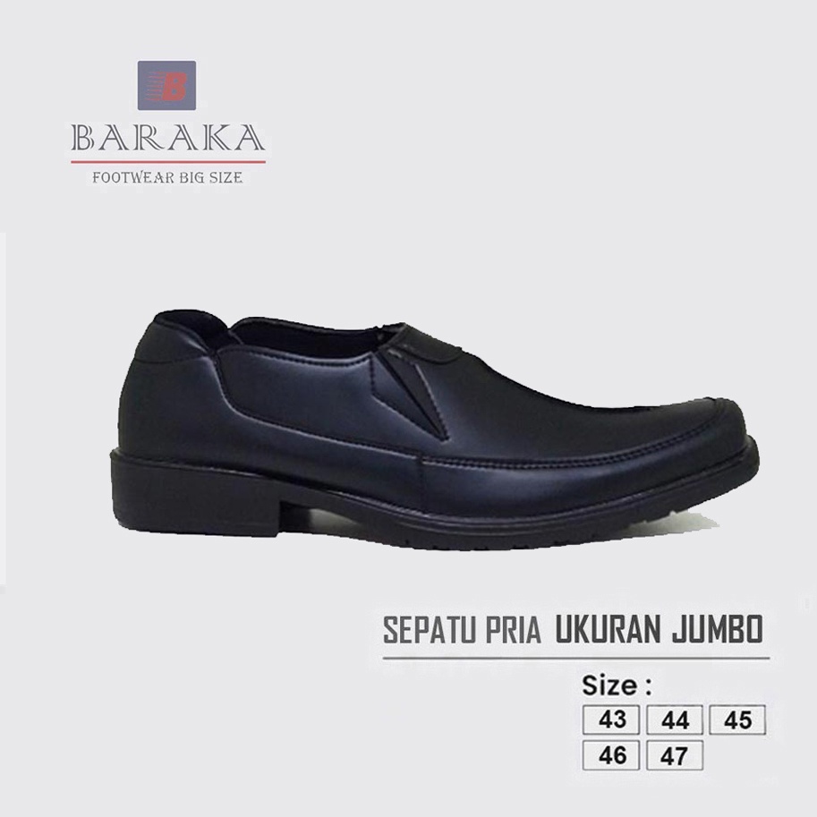 KLAYTON X ZAGIB | Sepatu Pria Oxfords Kantor Ukuran Jumbo Pantofel Slip Big Size 43 44 45 46 47