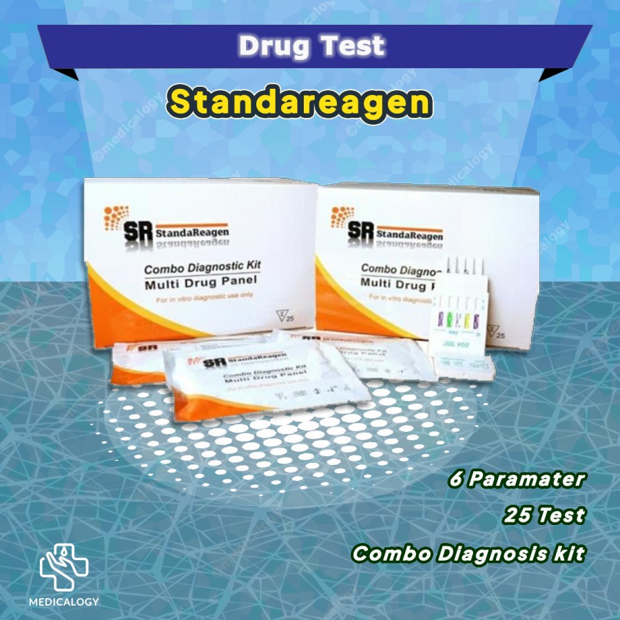 Alat Tes Narkoba 6 Parameter Standareagen - Alat Test Narkoba DRUG ABUSE TEST BNN