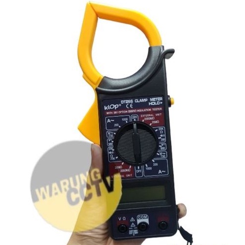 DIGITAL CLAMP METER KLOP DT266 tang ampere multimeter